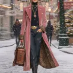 f7f626f3-5474-4cff-a38e-0f1742976585.webp Patchwork Lace Gold Velvet Suit Long Coat Women's Wear