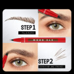 Shaping Double-Ended Eyebrow Pencil with Pen Outline Tips
