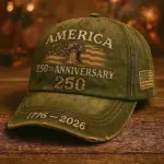 Sun-Protection Washed Embroidered Baseball Cap for Women