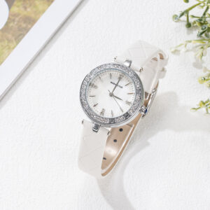 Waterproof Women’s Watch With Belt, Mineral Glass 30 mm
