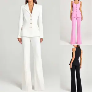 Women's Solid-Colored Casual Fashion Long-Sleeve Blazer