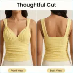 Twisted Knit Texture Cami Top for Summer Going Out & Dating