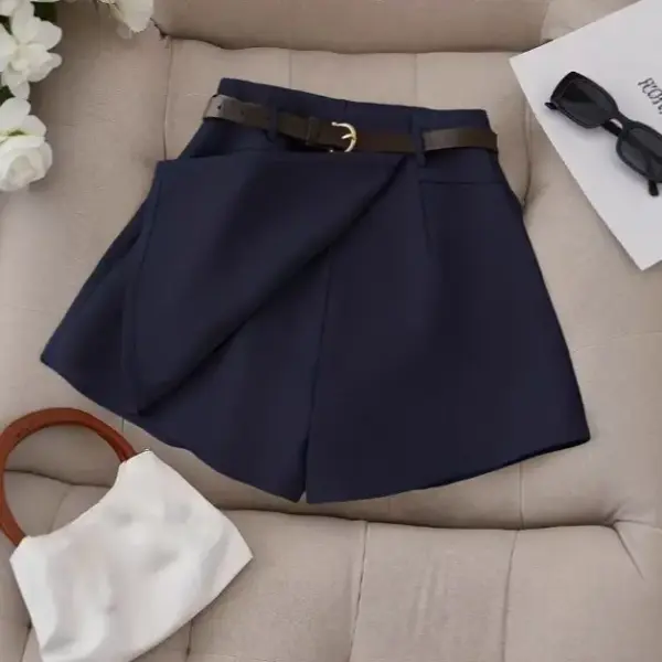 European And American Women's Solid-color Shorts European And American Women's Solid-color Shorts