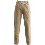 Flattering Striped Tapered Women’s Corduroy Pants with Fleece Lining