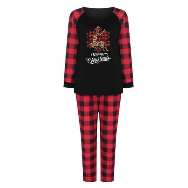 Christmas Parent-child Homewear Clothes Pajamas Suit M2