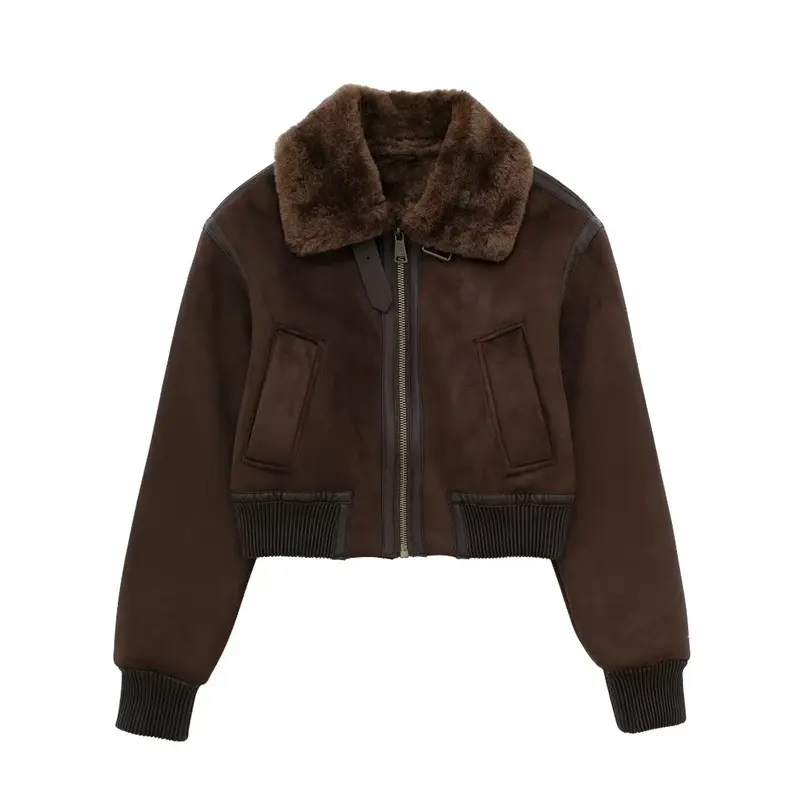 Warm Fur Integrated Loose Motorcycle Double-sided Jacket Jacket Warm Fur Integrated Loose Motorcycle Double-sided Jacket Jacket