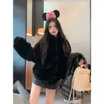 Thick Warm Cotton-Padded Women’s Coat with Loose Fit