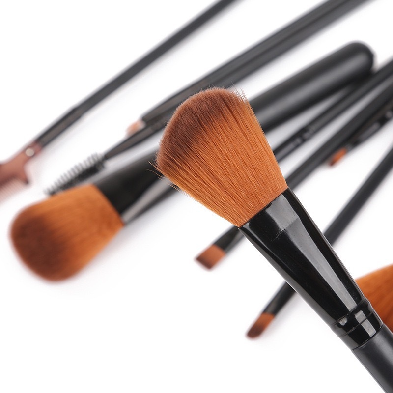 Complete 12-Piece Makeup Brush Set for Eyes & Blush - Rayon Complete 12-Piece Makeup Brush Set for Eyes & Blush - Rayon