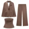 Women's Outerwear Tops And Casual Pants Women's Outerwear Tops And Casual Pants
