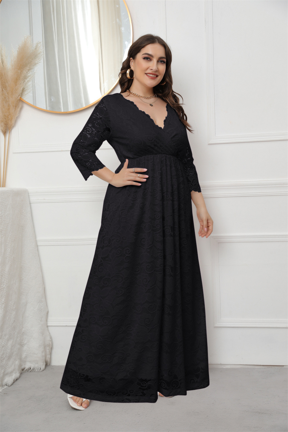 Bridesmaid Elegant Lace Women's Dress Bridesmaid Elegant Lace Women's Dress