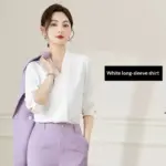 Warm Wool-Blend Women’s Coat for Winter Work Desk Uniform