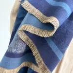 Warmth-Keeping Faux Cashmere Neck Warmer Shawl, 185 x65 cm