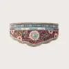 Ethnic Beaded Waist Seal with Hemp Rope, Wide 74 cm