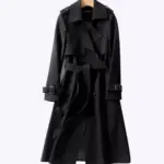 High-end Tailored Trench Coat Casual Plus-size Mid-length British-style Coat For Petite Figures