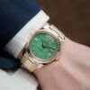 Rolex's New Day-Date 40 Men's Jewelry Watch Hands-On: Diamonds, Green Aventurine, & Jubilee Gold
